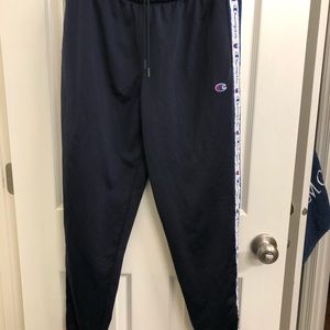 Men's medium champion sweats. Logo on sides